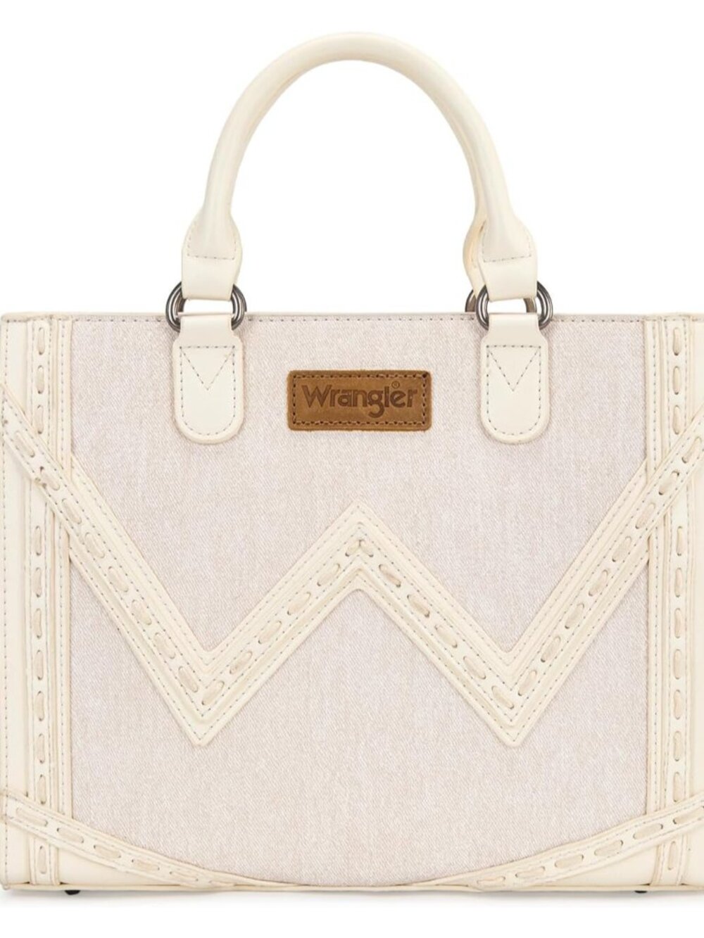Wrangler Denim Tote Bags for Women Vintage Canvas Top Handle Handbags with Adjus